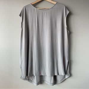 Tiger of Sweden Jeans grey sleeveless blouse medium women's shirt top